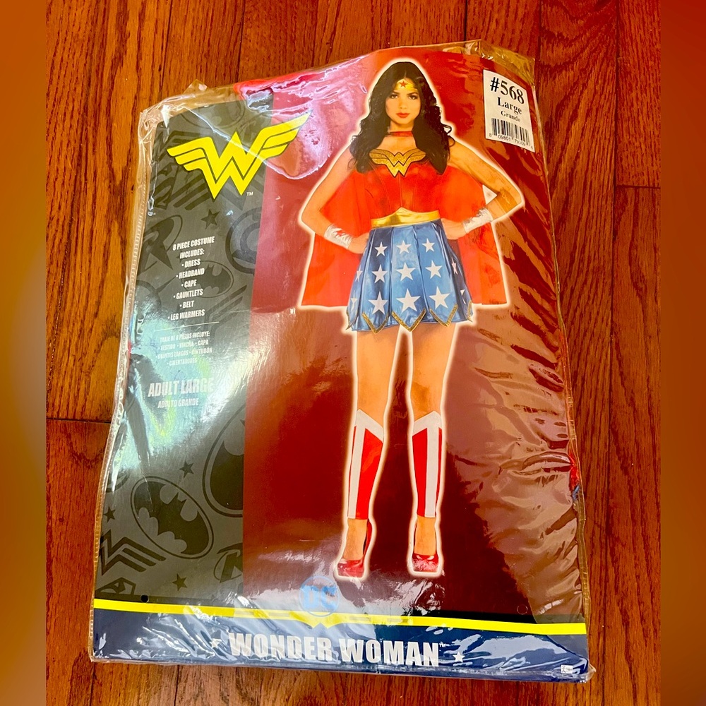 Marvel Wonder Woman Costume - Red, Blue, White